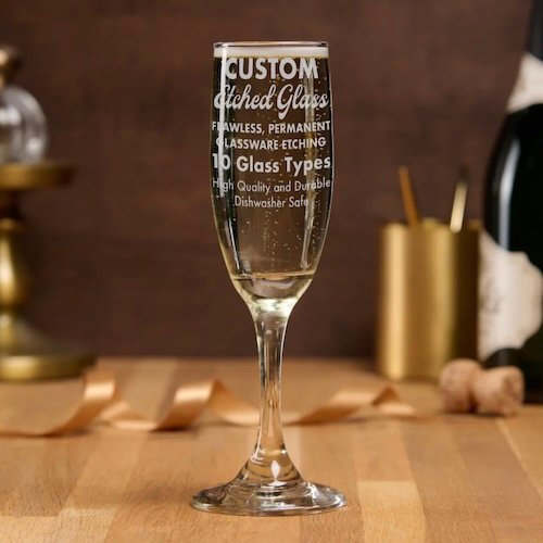 Custom champagne flute personalized etched laser engraved champagne glasses Custom champagne flute personalized etched laser engraved champagne glasses.