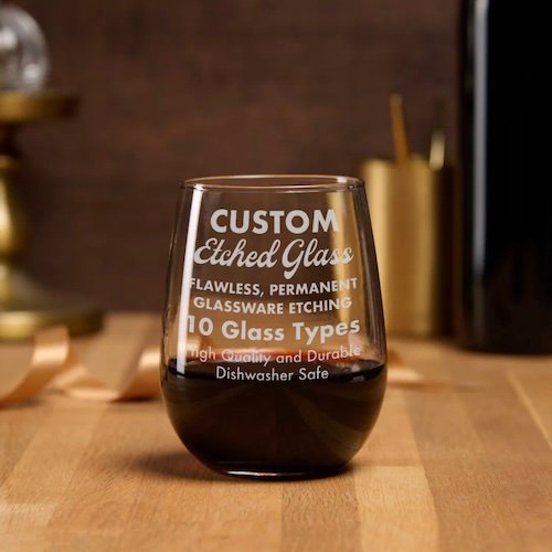 Custom wine glasses personalized etched laser engraved stemless wine glass Custom wine glasses personalized etched laser engraved stemless wine glass.