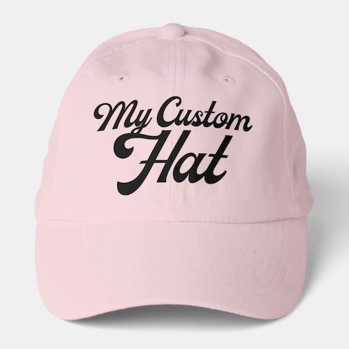 PINK custom Imperial X210P cap the original performance cap.